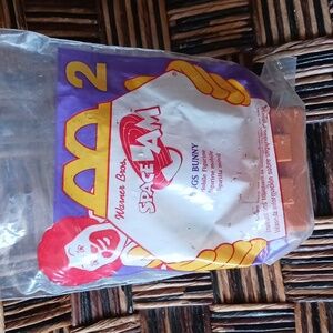 Vintage NOS Space Jam Bugs Bunny Basketball Happy Meal Toy 1996